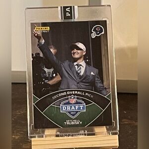 Panini Instant Mitchell Trubisky Chicago Bears NFL Draft RARE 9/10 trading card